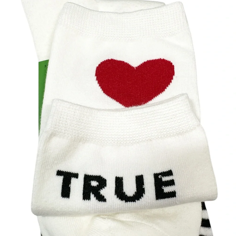 NEW Kate Spade VALENTINE’S Crew Socks Set/3